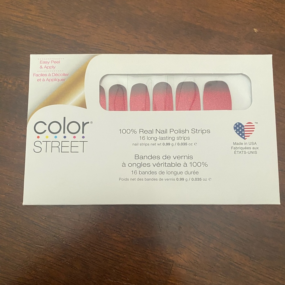 Color street nails, color: bloody gorgeous!!
